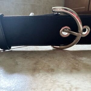 Coach factory black womens belt